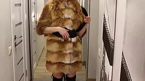 Redhead rides my hard cock in cowgirl, creampie ending