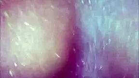 young woman showering and fingering herself