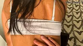 Perfect body babe rides cowgirl after hot oil massage on pussy