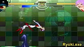 Kuromaru battles Lilith, the queen of fighters!