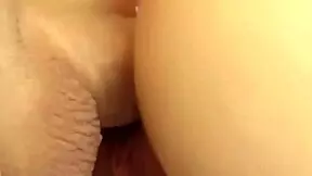 Hard fucking at his stepdad's house with a shaved teen pussy