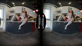 solo angel kriss teases in kitchen