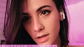 gia baker strips naked on webcam for viewers' enjoyment