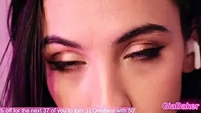 gia baker strips naked on webcam for viewers' enjoyment