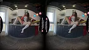 solo angel kriss teases in kitchen