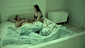 busty babe wakes bf for rough anal doggystyle
