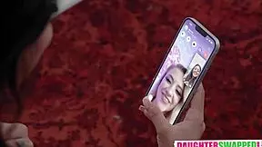 Riley Star and Serena Santos facetime their fuck buddies