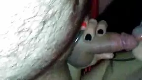 Dayzee sucks my cock deep to make it rock hard