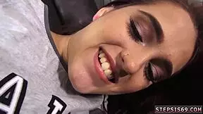 old step mom and crony playfellow enjoy a fun banana-sucking game.