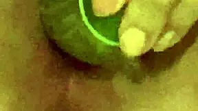 Damn, Horny Teen Stuffs Cucumber Deep as Dildo!