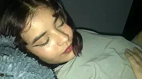 Stepsister lends tight pussy for creampie.