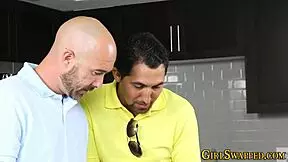 TEEN CREAMED BY STEPDAD IN HORNY FACIAL CUMSHOT!