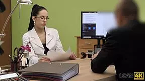 loan4k: if cash is needed, teen pussy gets sold to boss immediately 😏