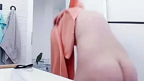 Teen gets dirty in shower