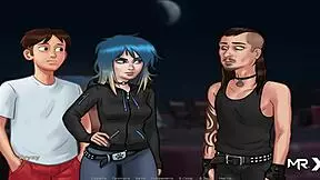 In Summertime Saga, I Ripped Her Clothes And Creampied Her, Oh Shit!