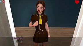 Fucking tight pussy of cookie girl, blowing trans hooker bad teacher part 4