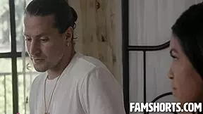 Stepsis Maya helps Jay Romero give it up. Pov blowjob with petite teen 18+... 😍