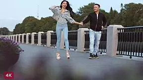 pretty teen babe tries anal fucking on her bike