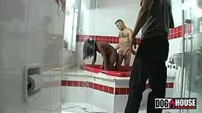 bastidores da grava��o de samira ferraz e fabio lavatti