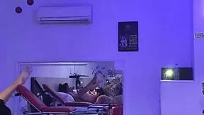 I take a latin milf to fuck at the motel when her husband is not here to please her with rimjob and riding