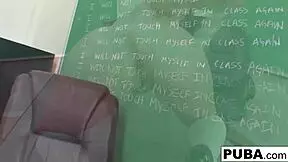 petite casey stays for pussy fun