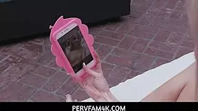 Big cock lashing Chanel's pussy