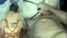 Pov - huge booty amateur raw anal pounding and creampie