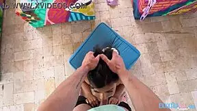 Horny teen brunette hammered by danny steele in outdoor blowjob and cunilingus