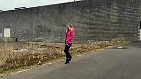 outdoor blowjob with parkplatzluder19 at the parking lot date 😏