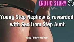 Mature aunt and nephew's taboo relationship