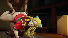 Street fighter karin enjoys a black cock full video.