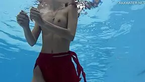 Tight clothes and poolside temptation