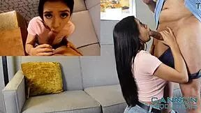 hot latina alice thunder sucks cannon in pov doggystyle homemade fuck