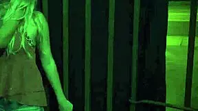 Teen 18+ in Bondage Endures Extreme Dildo Double Penetration