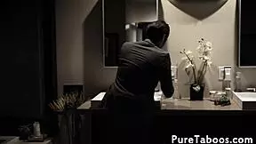 19yo real stepdaughter getting facefucked