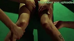 petite brunette tied up in group hands