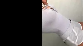 Busty blonde stripper Marie bends over for daddy's rich dick