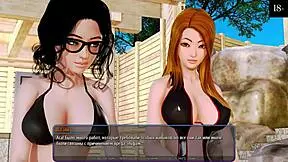 Hentai loaded with facial scenes