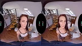 vrhush petite 18+ lexi dona rides cock in vr pov sucking tits fucking