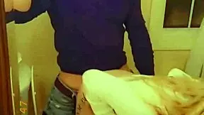 quick bathroom encounter at family gathering