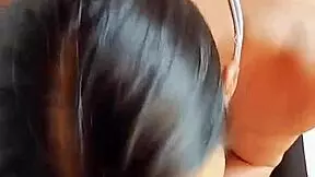 Her boyfriend left her alone, so I took this milf home and fucked her.