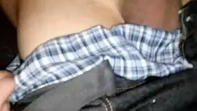 White teen sucks thick cock in intense blowjob session.