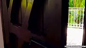 sam shock bangs that asian teen cutie