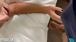 Teen babe gets her ass pussy and filled with cum