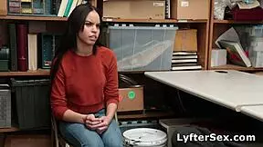 Shoplifting teen offered cock for freedom 😈