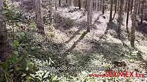 Horny Nymph Craves Wild Action in Forest