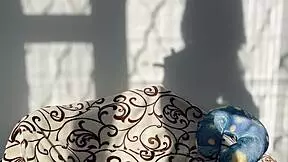 Girl edges to intense orgasm with moaning