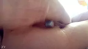 i love shoving a hot bottle deep in my tight amateur asshole