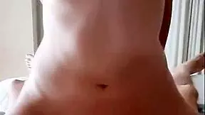 filling that redhead latina's pussy while her cuckold watches, huh?