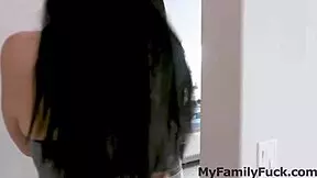 Hey, stepbro's pounding that wet pussy hard in cowgirl...